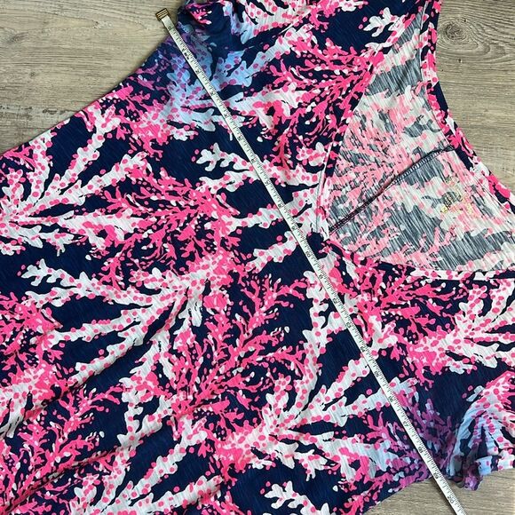 Lilly Pulitzer Nauti Navy Beyond The Sea Jessica Short Sleeve Dress - Picture 10 of 12